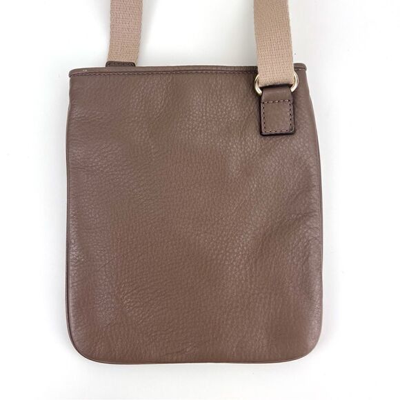 Michael Kors MK Fulton Leather Crossbody Bag Khaki - Picture 3 of 9